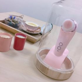 Home Handheld Facial Cleansing Cleansing Brush Portable Massage Washing Machine (Color: Pink)