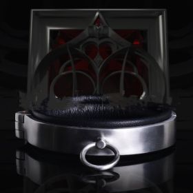 Metal Cowhide Hand And Foot Ring (Option: Collar-XL)